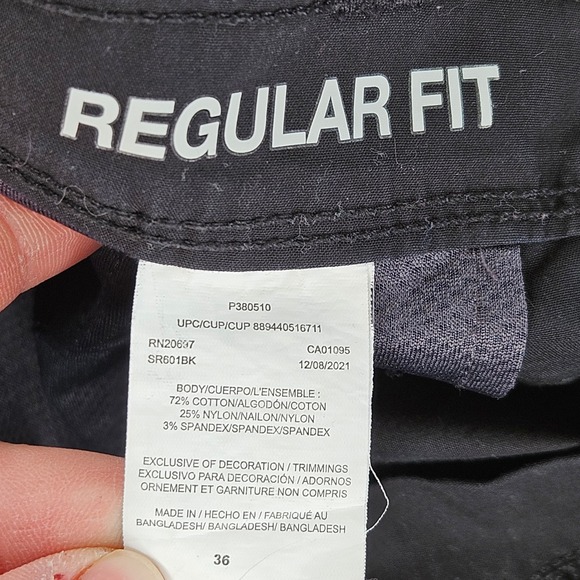 Dickies Temp-IQ Shorts Mens 36 Black Cooling Regular Fit Workwear SR601BK - Picture 4 of 11